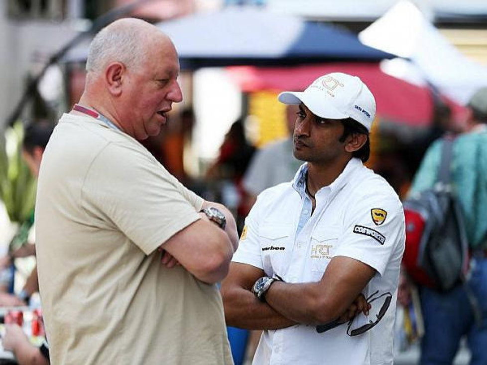 Dieter Rencken und Narain Karthikeyan
