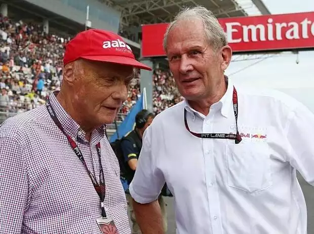 Niki Lauda, Helmut Marko Titel-Bild zur News: Niki Lauda, Helmut Marko