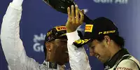 Lewis Hamilton, Sergio Perez
