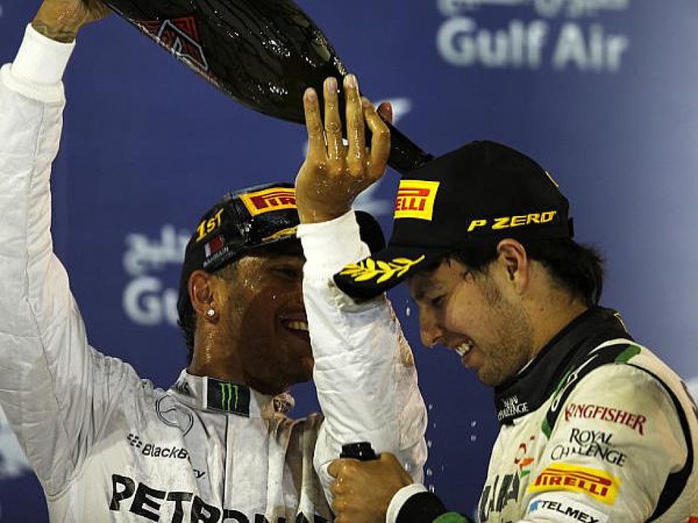 Lewis Hamilton, Sergio Perez