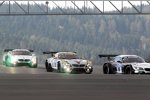 Maxime Martin (RMG-BMW), Uwe Alzen und Marco Wittmann (RMG-BMW) 