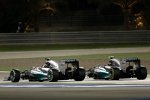 Lewis Hamilton (Mercedes) und Nico Rosberg (Mercedes) 