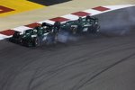 Marcus Ericsson (Caterham) und Kamui Kobayashi (Caterham) 