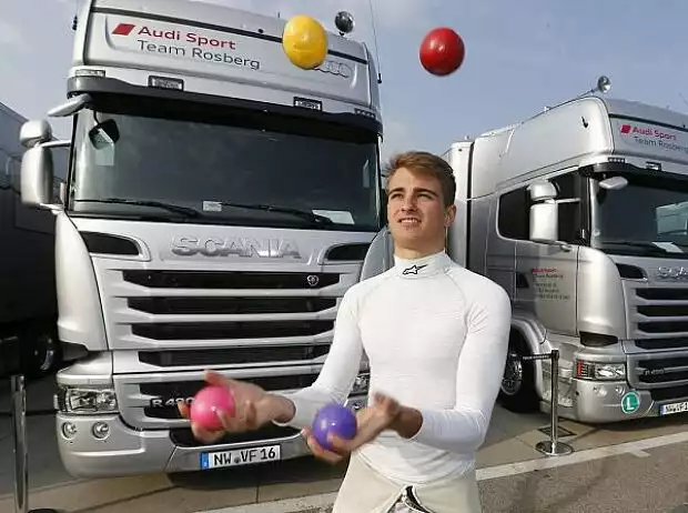 Titel-Bild zur News: Nico Müller Audi Rosberg