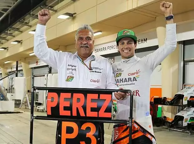 Titel-Bild zur News: Sergio Perez, Vijay Mallya