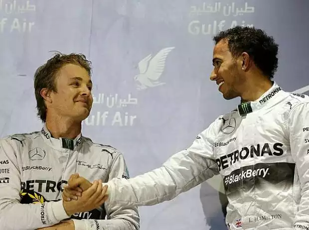 Titel-Bild zur News: Lewis Hamilton, Nico Rosberg