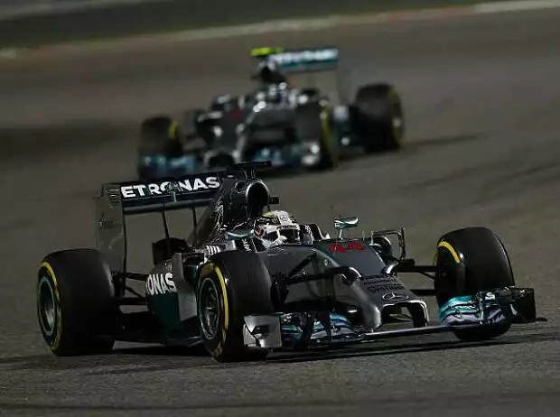 Titel-Bild zur News: Lewis Hamilton, Nico Rosberg