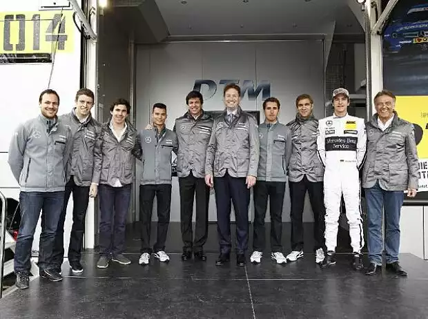 Mercedes-DTM-Kader 2014 Titel-Bild zur News: Mercedes-DTM-Kader 2014
