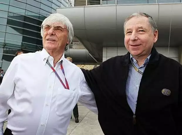 Bernie Ecclestone, Jean Todt Titel-Bild zur News: Bernie Ecclestone, Jean Todt