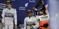 Nico Rosberg, Lewis Hamilton, Sergio Perez