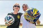 Valentino Rossi und Fußballer Cafu