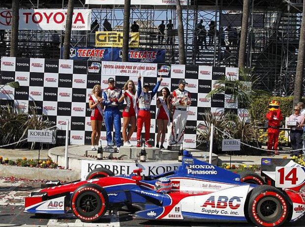 Takuma Sato, Graham Rahal, Justin Wilson