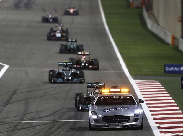 Lewis Hamilton, Nico Rosberg, Safety-Car