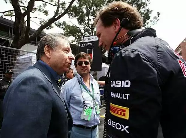 Jean Todt und Christian Horner Titel-Bild zur News: Jean Todt und Christian Horner