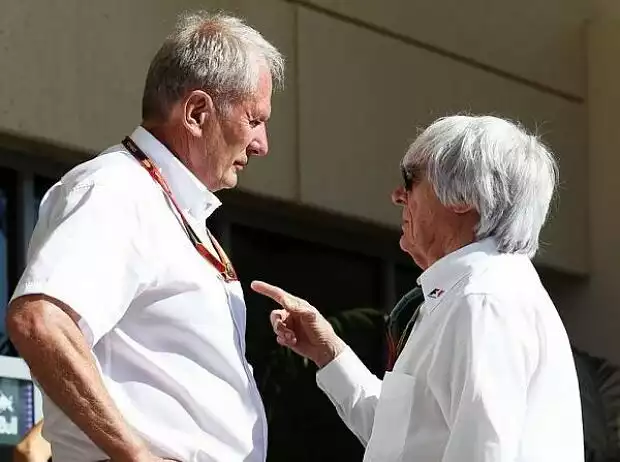Titel-Bild zur News: Helmut Marko, Bernie Ecclestone