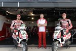 Davide Giugliano und Chaz Davies (Ducati) 