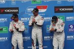 Sebastien Loeb, Jose-Maria Lopez und Yvan Muller (Citroen) 