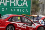James Thompson (Lada) und Tom Coronel (ROAL-Chevrolet) 