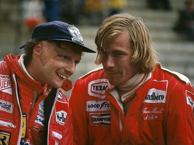 Titel-Bild zur News: Niki Lauda, James Hunt