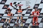 Daniel Pedrosa, Marc Marquez und Andrea Dovizioso 