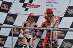 Daniel Pedrosa, Marc Marquez und Andrea Dovizioso 