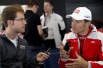 Timo Scheider (Phoenix-Audi) mit MST-Reporter Stefan Ziegler