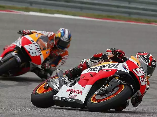 Marc Marquez, Daniel Pedrosa Titel-Bild zur News: Marc Marquez, Daniel Pedrosa
