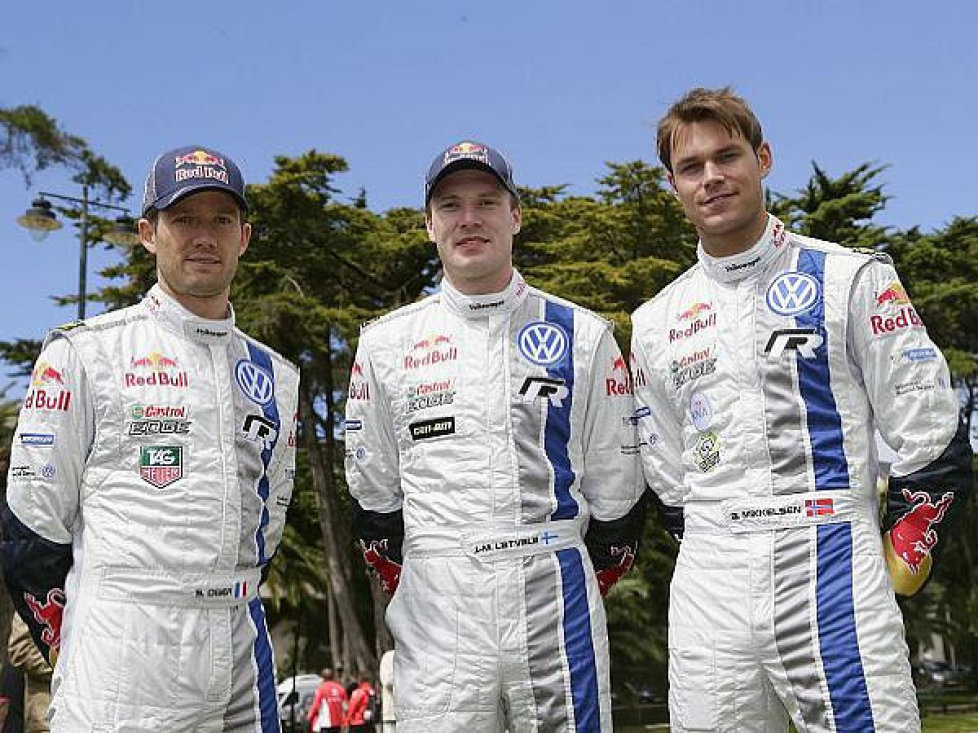 Jari-Matti Latvala, Sebastien Ogier, Andreas Mikkelsen