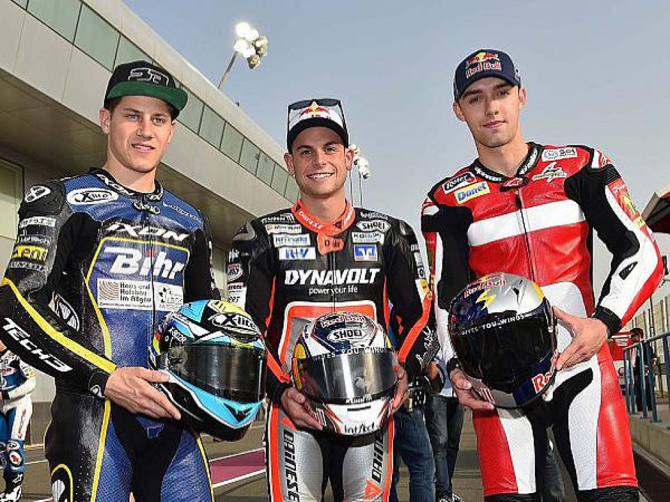 Marcel Schrötter, Sandro Cortese, Jonas Folger