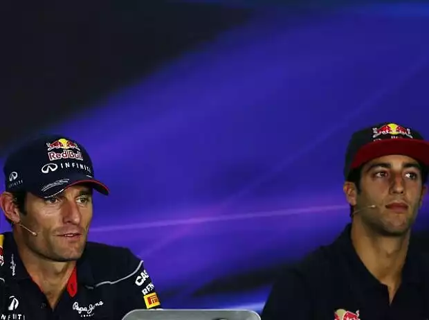 Titel-Bild zur News: Mark Webber, Daniel Ricciardo