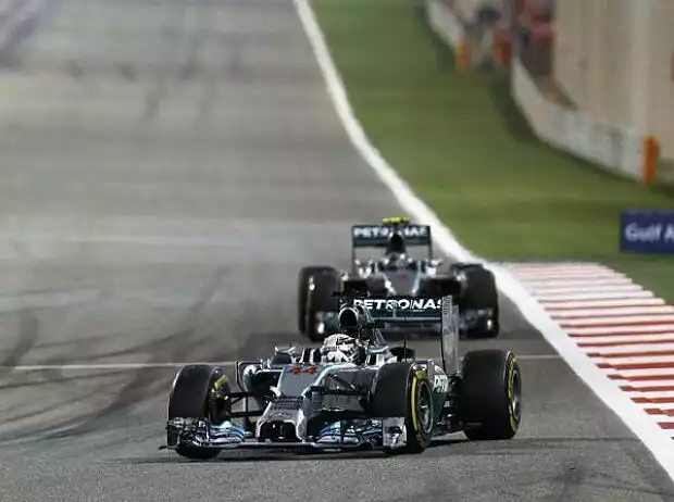 Titel-Bild zur News: Lewis Hamilton, Nico Rosberg
