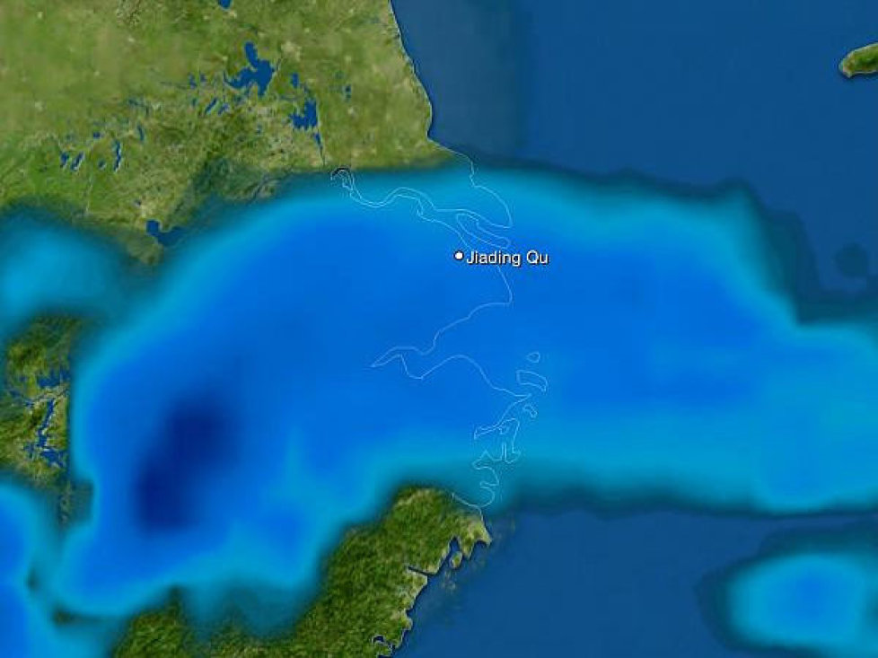Wetterradar für den Shanghai International Circuit