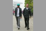 Lewis Hamilton und Bradley Lord (Mercedes) 