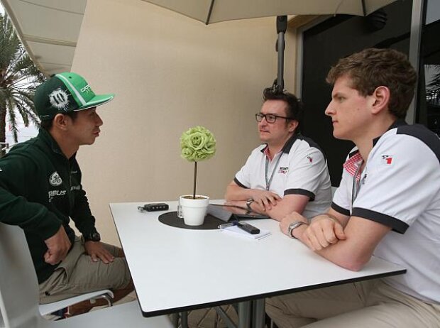 Kamui Kobayashi, Christian Nimmervoll und Dominik Sharaf