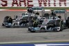 Bild zum Inhalt: Mercedes im Teamduell: Bis der erste Flügel fällt