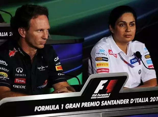 Christian Horner, Monisha Kaltenborn Titel-Bild zur News: Christian Horner, Monisha Kaltenborn