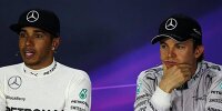 Bild zum Inhalt: Hamilton stiftet Verwirrung: Gab es Aussprache mit Rosberg?