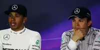 Bild zum Inhalt: Hamilton stiftet Verwirrung: Gab es Aussprache mit Rosberg?