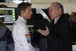 Jenson Button (McLaren) und Ron Dennis 