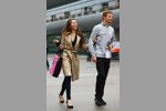 Jenson Button (McLaren)  mit Freundin Jessica Michibata