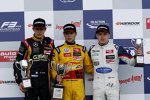 Esteban Ocon, Tom Blomqvist und Jordan King 