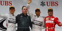 Bild zum Inhalt: Schanghai: Mercedes-Doppelsieg vor Alonso