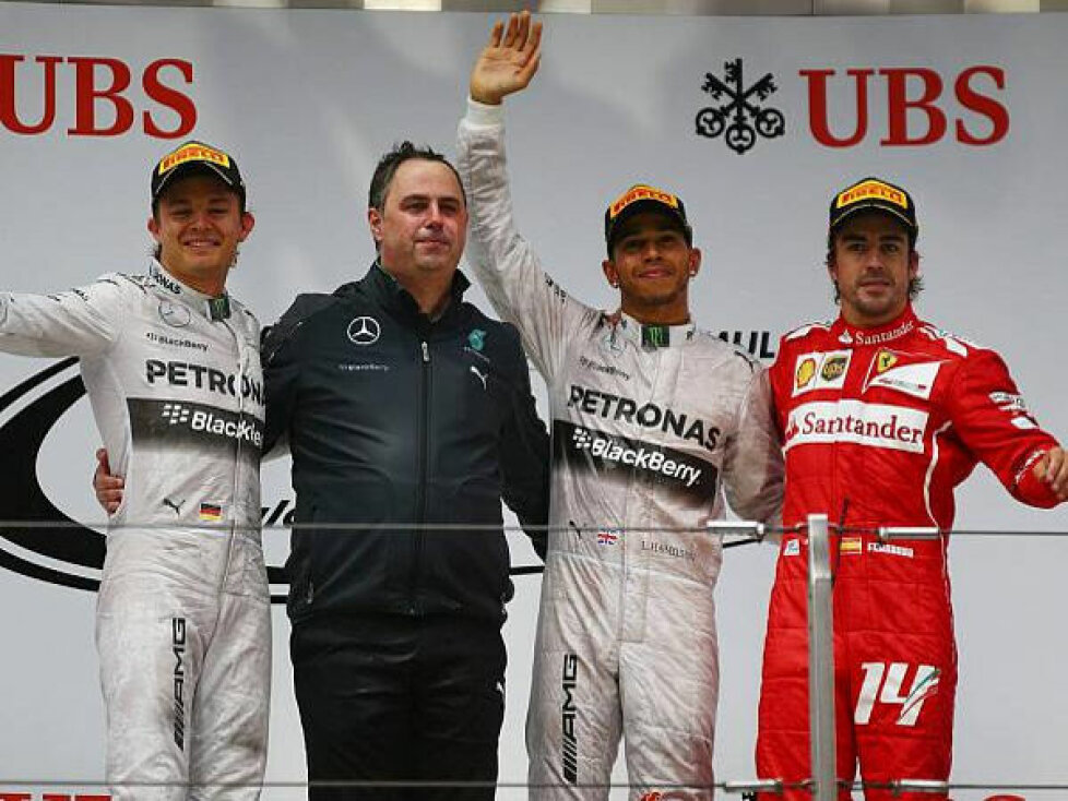 Lewis Hamilton, Nico Rosberg, Fernando Alonso