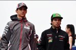 Esteban Gutierrez (Sauber) und Sergio Perez (Force India) 