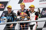 Romano Fenati, Jack Miller und Efren Vazquez 