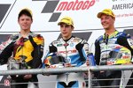 Esteve Rabat, Maverick Vinales und Dominique Aegerter 