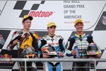 Esteve Rabat, Maverick Vinales und Dominique Aegerter 