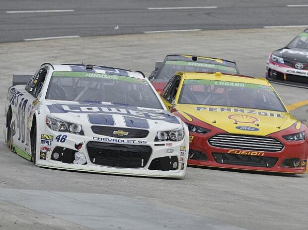 Jimmie Johnson, Joey Logano Jimmie Johnson, Joey Logano