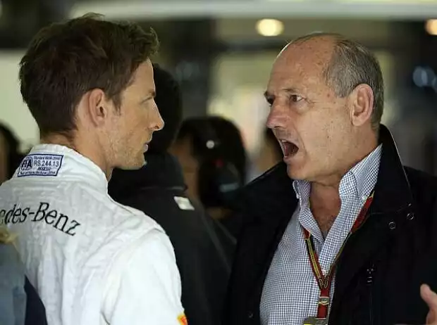 Jenson Button, Ron Dennis Titel-Bild zur News: Jenson Button, Ron Dennis