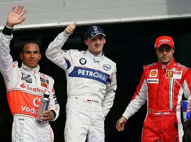 Lewis Hamilton, Robert Kubica, Felipe Massa Titel-Bild zur News: Lewis Hamilton, Robert Kubica, Felipe Massa